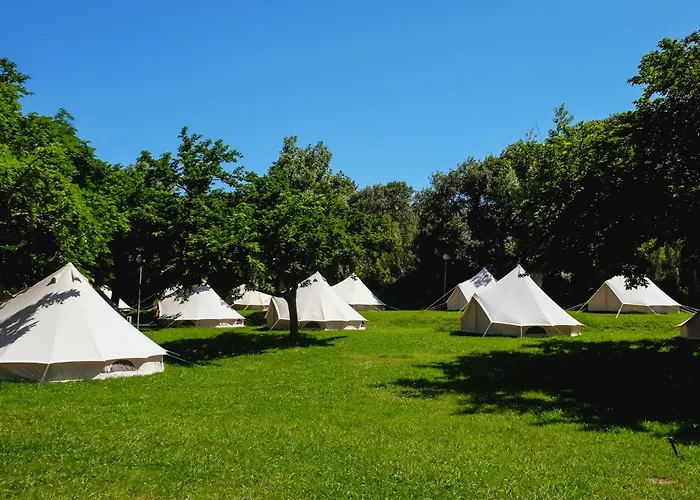 Luxury tent Tente Double - Hegoa Surf Camp Pays Basque Saint-Jean-de-Luz